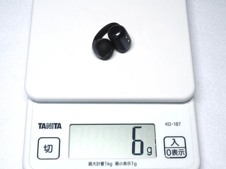 Shokz OpenDots ONE重量確認